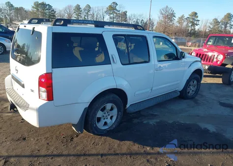 2006 Nissan Pathfinder Se z USA, uszkodzony, nr VIN 5N1AR18W26C629786